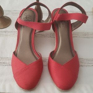 Beautiful red espadrilles